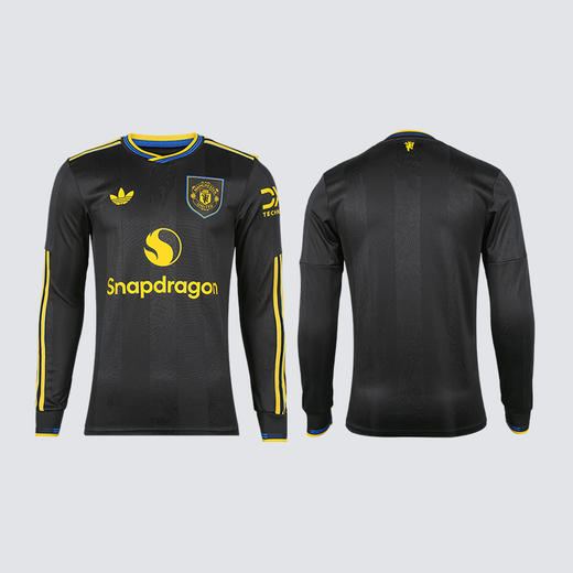 小李子:阿迪达斯25-26赛季曼联球员版第二客场长袖比赛球衣JP3040 商品图4