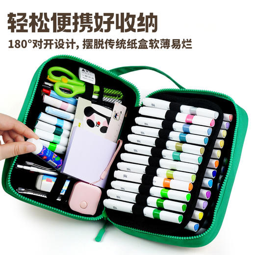 【特价 绿包款】TOI图益 丙烯马克笔 绿色 儿童不透色可叠色学生专用可洗水彩笔涂鸦笔礼物 商品图5