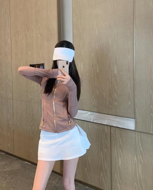 点此购买 lulu露露春秋季女士金标拉链运动夹克外套 LL 327188 商品图5