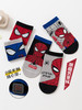 超值5双装！【潮袜穿出趣，耐穿抗起球！】多米松鼠儿童袜子 春秋新款 可爱卡通蜘蛛侠 男童短袜 潮酷童棉袜-QB 商品缩略图4