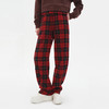 HERLIAN2025年秋季新品女士黑红格纹弯刀休闲长裤 商品缩略图1