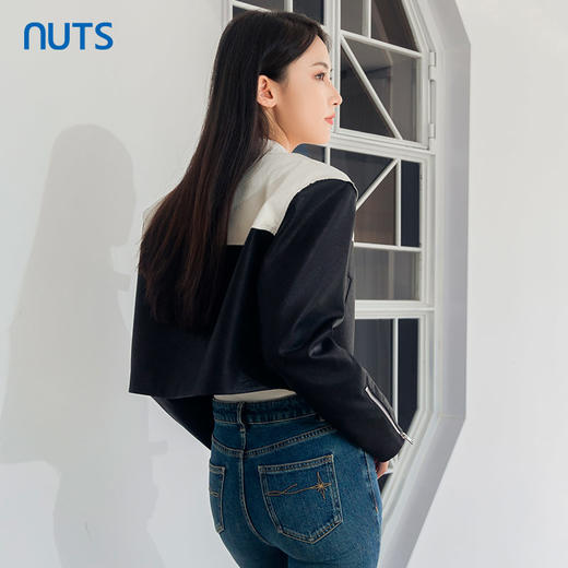 NUTS商场同款春秋款时尚甜酷气质短外套女4340415A1 商品图4