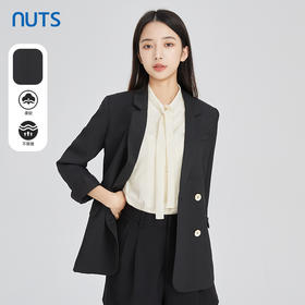 NUTS商场同款春秋季简约时尚通勤职场OL休闲西装外套女316048245B