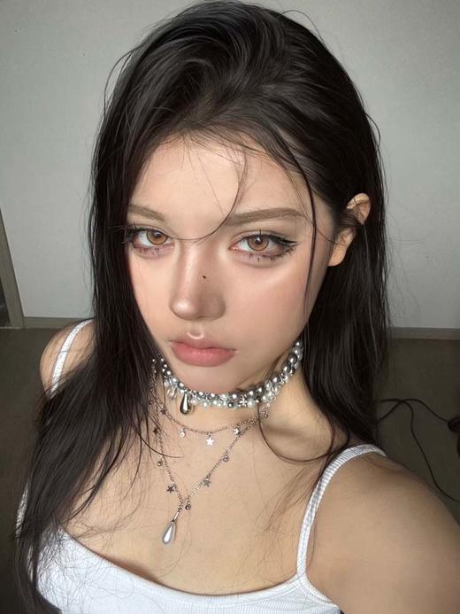 Tom doll 日抛 四片装 无畏琥珀 直径14.2mm着色13.4mm 商品图0