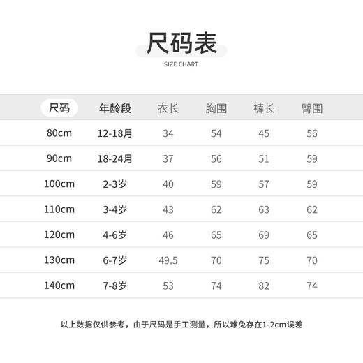 怡比快乐鸭鸭长袖圆领套装HY25AUN012黄花色调80#-130# 商品图2