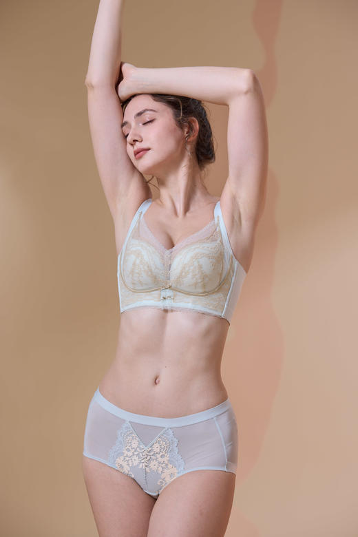 【6.9折限时优惠】【B杯单件】【秀黛】绵绵花期无钢圈中薄杯文胸S6110017B【门店同款】 商品图11