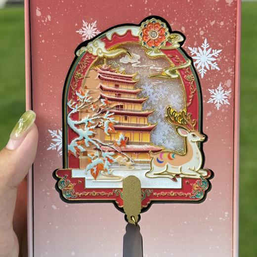 【 莫高·秋影流沙款冰箱贴】敦煌莫高窟冰箱贴创意流沙冰箱贴博物馆文创 商品图7