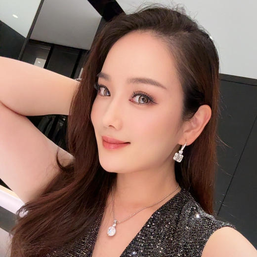 GAONAS 925银合成锆石耳饰 恒久风范经典阿斯切白色耳环11068EW 商品图6