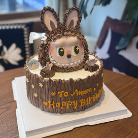 双层Labubu 拉布布蛋糕