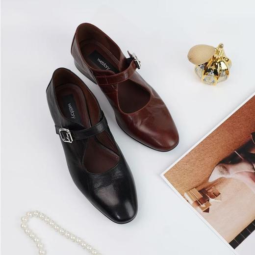 【云粉节】BF楼westory秋季新款圆头复古玛丽珍 商品图4