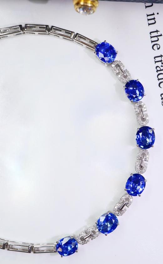 4.6ct刻面蓝宝石手链 商品图2