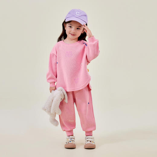 【新品上架】嘟嘟家女童套装秋季宝宝卫衣裤子两件套女宝衣服秋款休闲儿童童装 商品图3