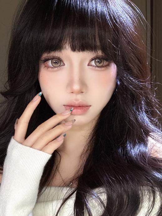 Allecon半年抛 · 小熊软糖灰&小熊软糖棕 · 14.5mm白狮参考着色大直径 · 韩产2片 商品图9