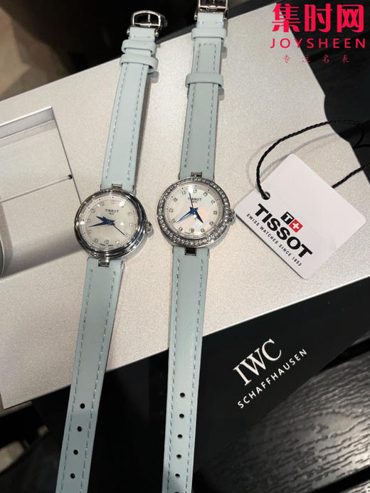 天梭新款嘉丽系列"小美人" 女士石英腕表 整体非常简洁 贝母面 商品图4