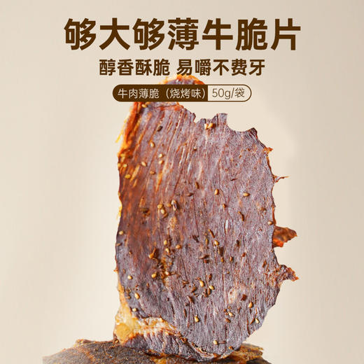 牛肉薄脆 原料为齐齐哈尔牛肉 非进口牛肉50g/袋 商品图9