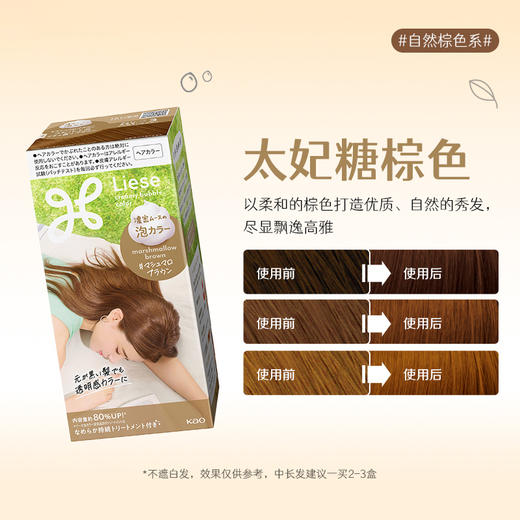 【保税直发】花王Liese泡沫染发剂115ml 商品图4