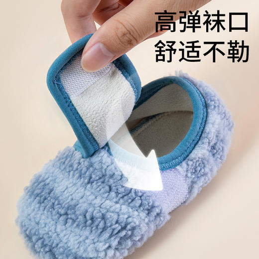 宝宝地板鞋春秋款男女儿童家居室内防滑隔凉加绒婴儿学步鞋袜子 商品图1