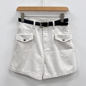 NC配皮带百搭短裤50409（白）夏季 152550230321