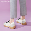 西遇芭蕾德训鞋女新款秋季百搭复古休闲小白鞋轻便软底运动鞋V1656925 商品缩略图2