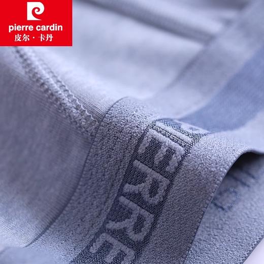 皮尔卡丹秋裤男单件高支无痕线裤修紧身弹力打底裤保暖裤WP174901 商品图3