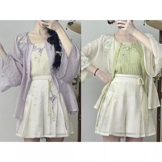 裁缝学苑AQ505汉元素中式绣花短裤纸样裙裤女装裤子打版裁剪样板 商品图3