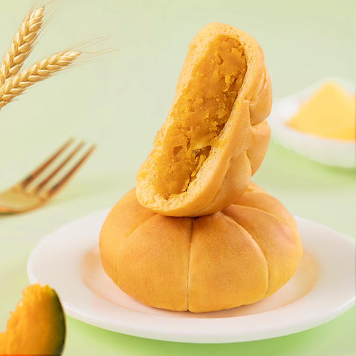 【港荣新品】低糖南瓜面包 干净配方  无色素香精 商品图5