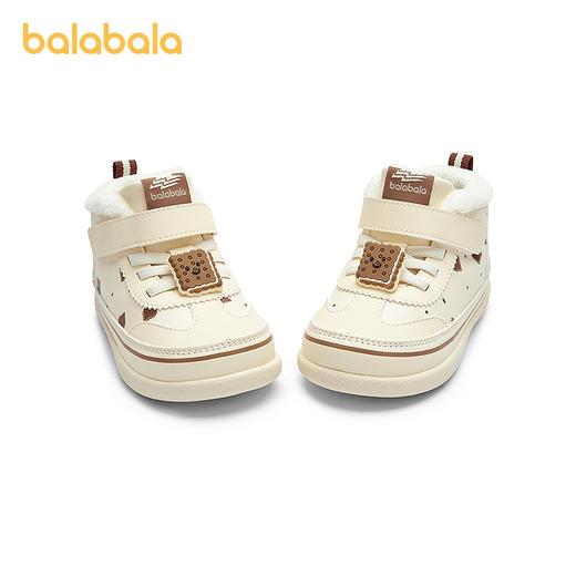 巴拉巴拉童鞋儿童学步鞋婴儿鞋子男女宝鞋板鞋2025春秋新童鞋加绒 商品图4
