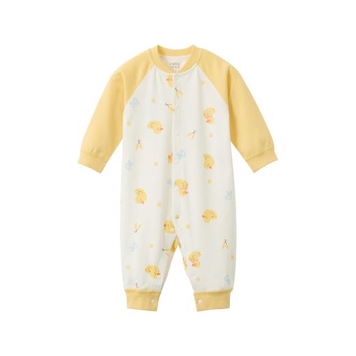 怡比快乐鸭鸭长袖开襟哈衣HY25AUN011黄花色调59#-90# 商品图6