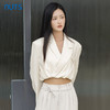NUTS商场同款秋季纯色时尚气质通勤风西装领设计感短外套4320403A1 商品缩略图2