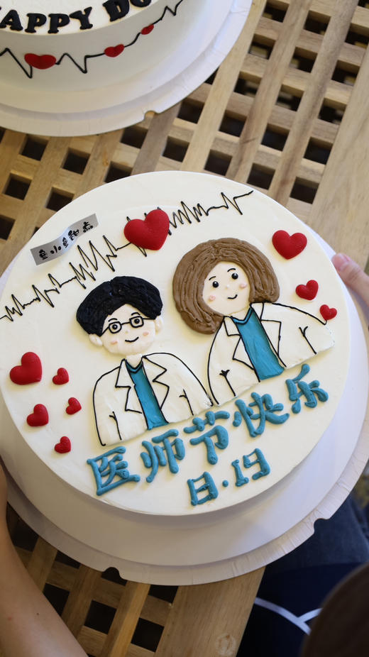 8.19医师节蛋糕—手绘医师（图为10寸） 商品图7