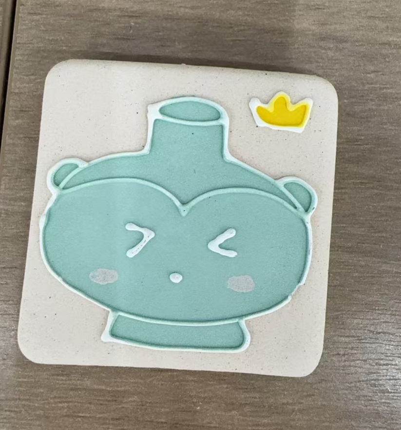 文物泥条冰箱贴