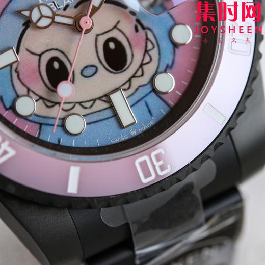 ROLEX 劳力士 Labubu 拉布布联名水鬼 全黑水鬼黑武士 BLAKEN联名“拉布布”发行 3135机 颜值与实力并存的水鬼，男生女士戴都超有格调！ 商品图4