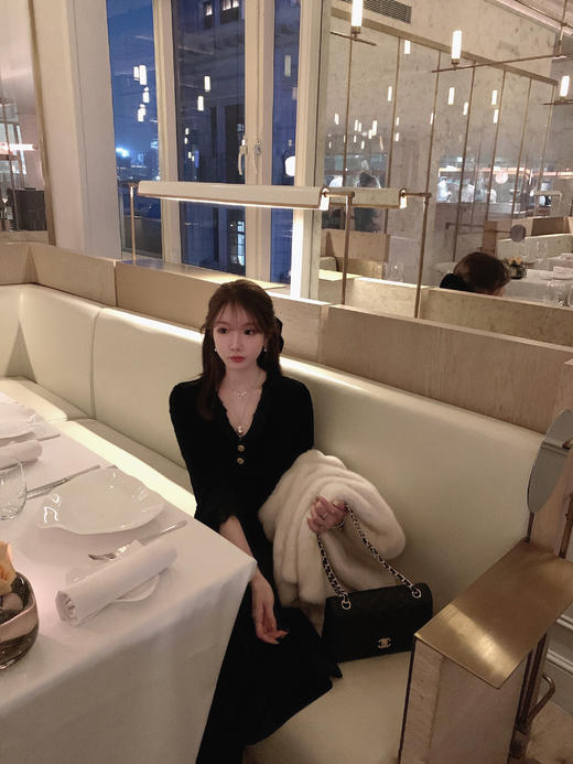 XS码  金蘑菇菇 爱丽丝舞曲 小黑裙组 /  年底战裙！内搭洋装 商品图4