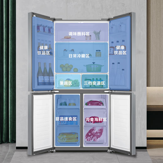 海尔（Haier）冰箱 BCD-477WGHTDEDSP 商品图2