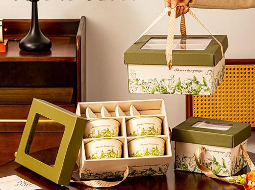 【抗菌釉瓷礼盒套装】送礼家用套装礼盒，健康无铅高温瓷｜暖心微笑碗&铃兰花语勺✨让每一餐都充满仪式感！ 商品图13