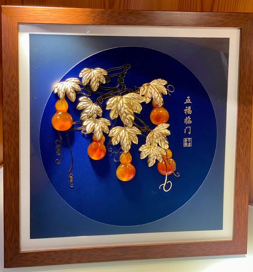 【彼达思】事事如意 连年有余 一帆风顺 工艺画摆件 商品图1