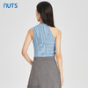 NUTS商场同款春秋款蓝色时尚设计感气质内搭针织背心女317051327B 商品缩略图4