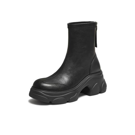 【云粉节】BF楼TATA他她喵爪靴子女秋冬款高跟时装靴休闲马丁靴厚底短靴CEG07DZ5吊牌价999 商品图3