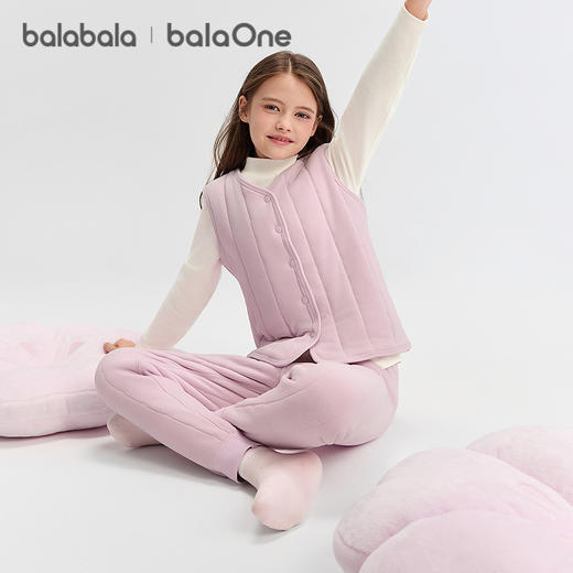 巴拉巴拉balaOne儿童保暖马甲2025冬新款男女童棉袄校服神器内穿 商品图1
