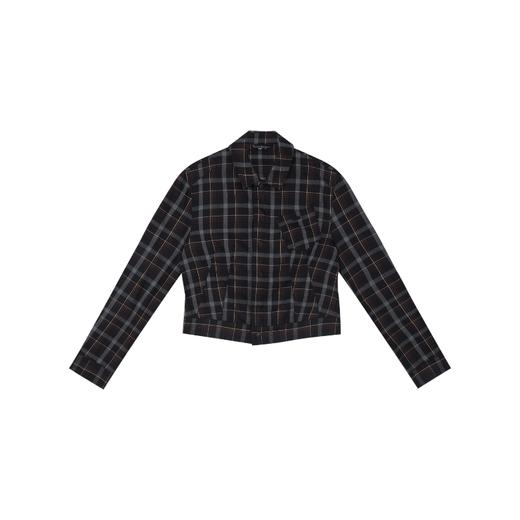 oneup格子短款外套 商品图7