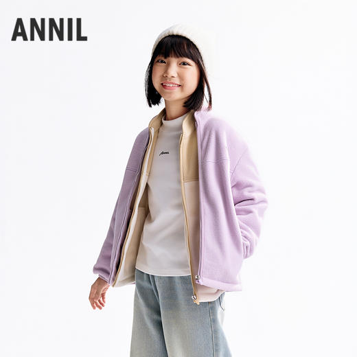 【实体店同款】男女童立领针织外套秋季新款安奈儿童装AM535277 商品图1