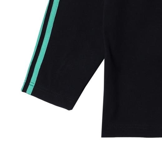 WY1016SDSA男士2025新款轻奢痞帅男装撞色3条杆设计长袖连帽T恤复古潮 商品图4