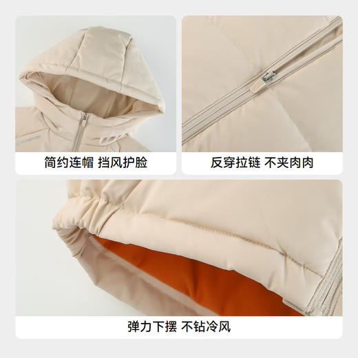 男女童带帽羽绒马夹冬季新款安奈儿童装EM542554 商品图4