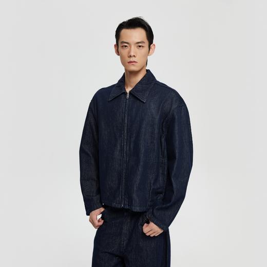 oneup宽松拉链牛仔夹克 商品图2