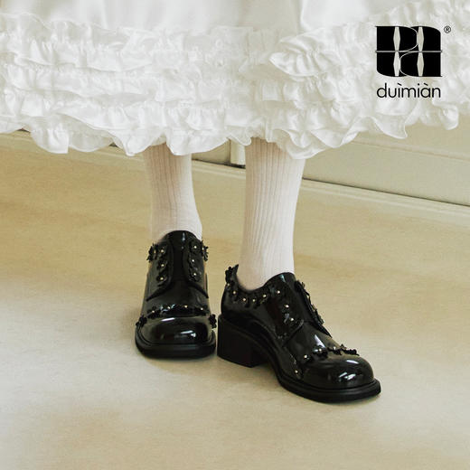 对面duimian-花簇德比鞋 商品图3