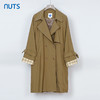 NUTS商场同款春秋款韩版简约休闲气质宽松显瘦风衣外套女334041338 商品缩略图2