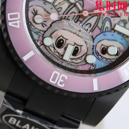 ROLEX 劳力士 Labubu 拉布布联名水鬼 全黑水鬼黑武士 BLAKEN联名“拉布布”发行 3135机 颜值与实力并存的水鬼，男生女士戴都超有格调！ 商品图4