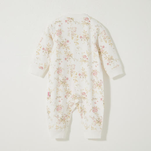 怡比花漾时光长袖开襟哈衣HY25AUN002粉白色调59#-90# 商品图7