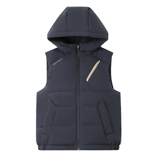 男女童带帽羽绒马夹冬季新款安奈儿童装EM542554 商品图7