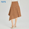 NUTS商场同款春秋款时尚格子不规则半身裙女313063169B 商品缩略图4